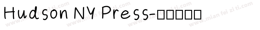 Hudson NY Press字体转换